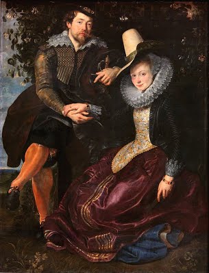 Peter Paul Rubens avec sa première femme Isabella Brant