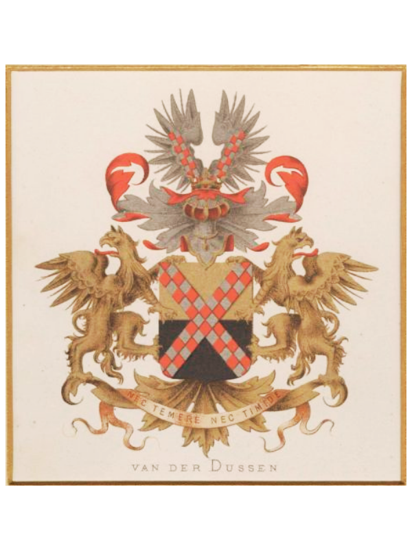 écusson de la famille van der dussen
